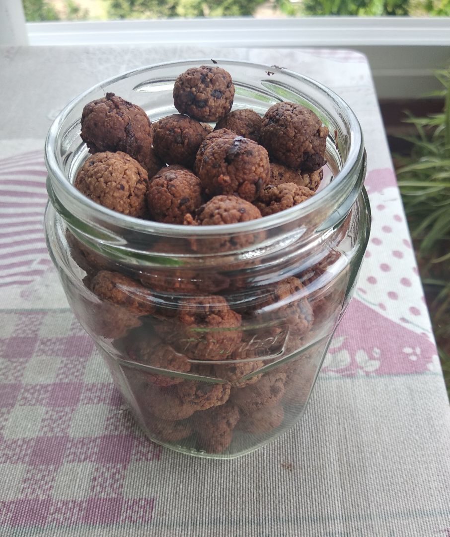 Bolitas de cereales con chocolate 🥣 Paso 3 Bolitas de cereales con chocolate 🥣 Paso 3
