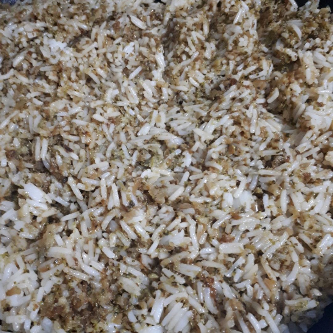 Arroz basmati con brócoli 