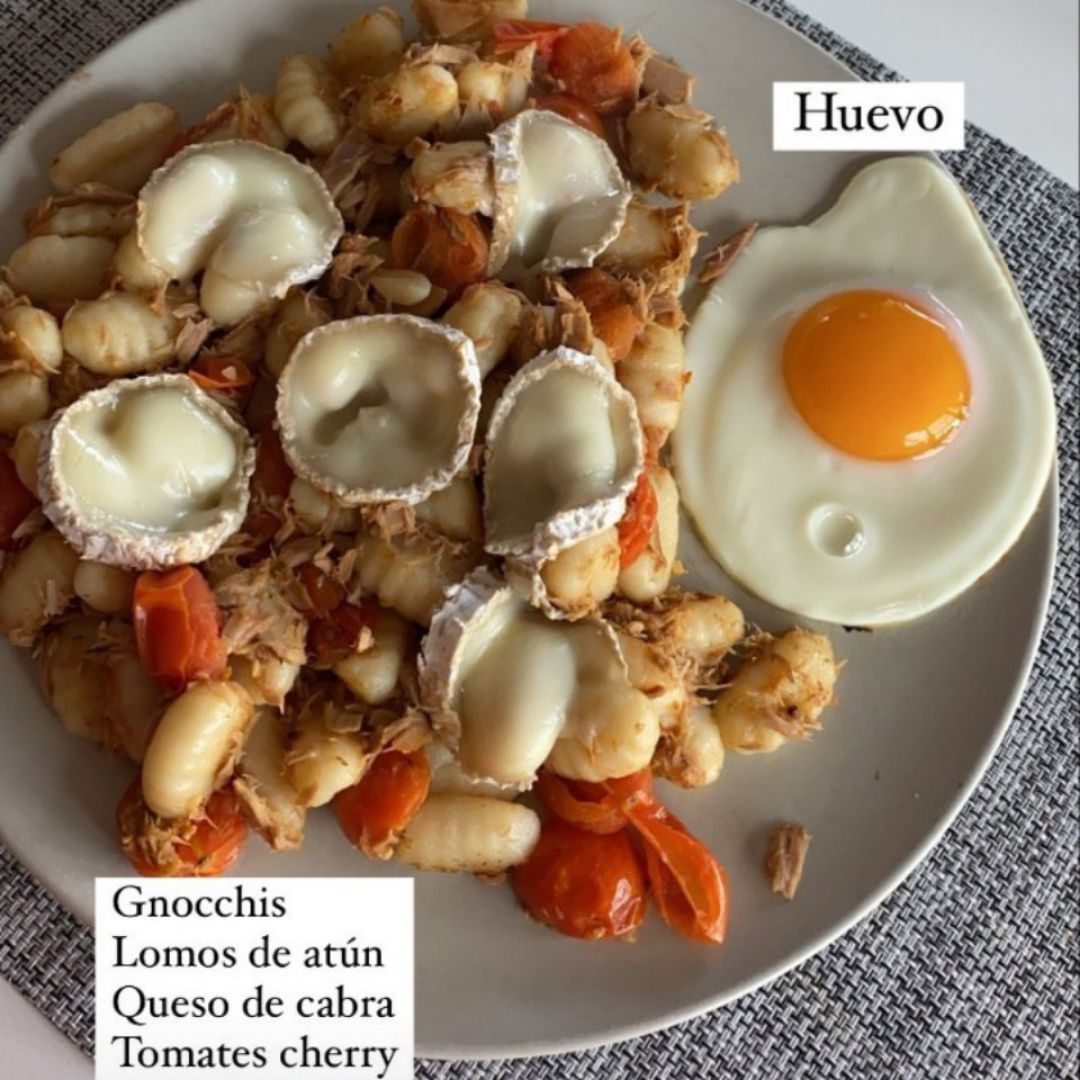 Gnochis con atún y huevo Gnochis con atún y huevo