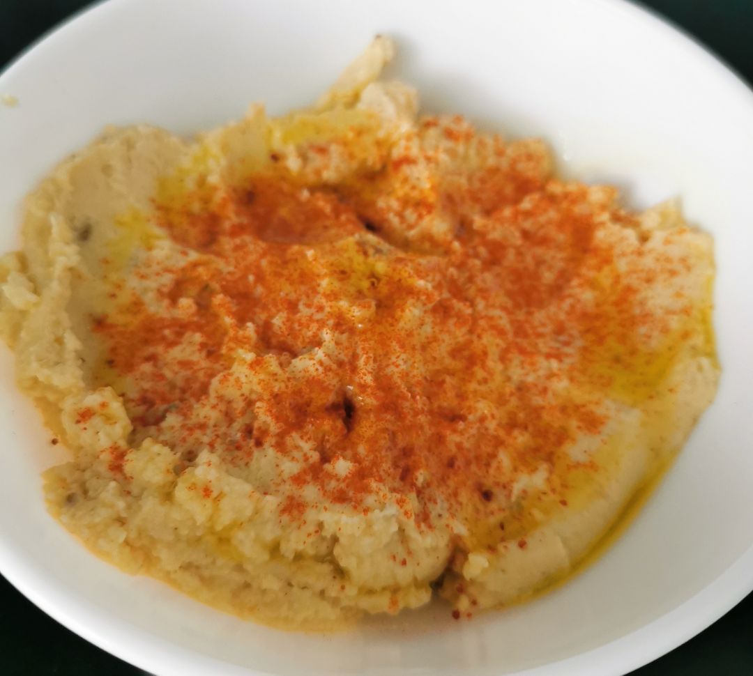 Hummus de garbanzos Paso 2 Hummus de garbanzos Paso 2