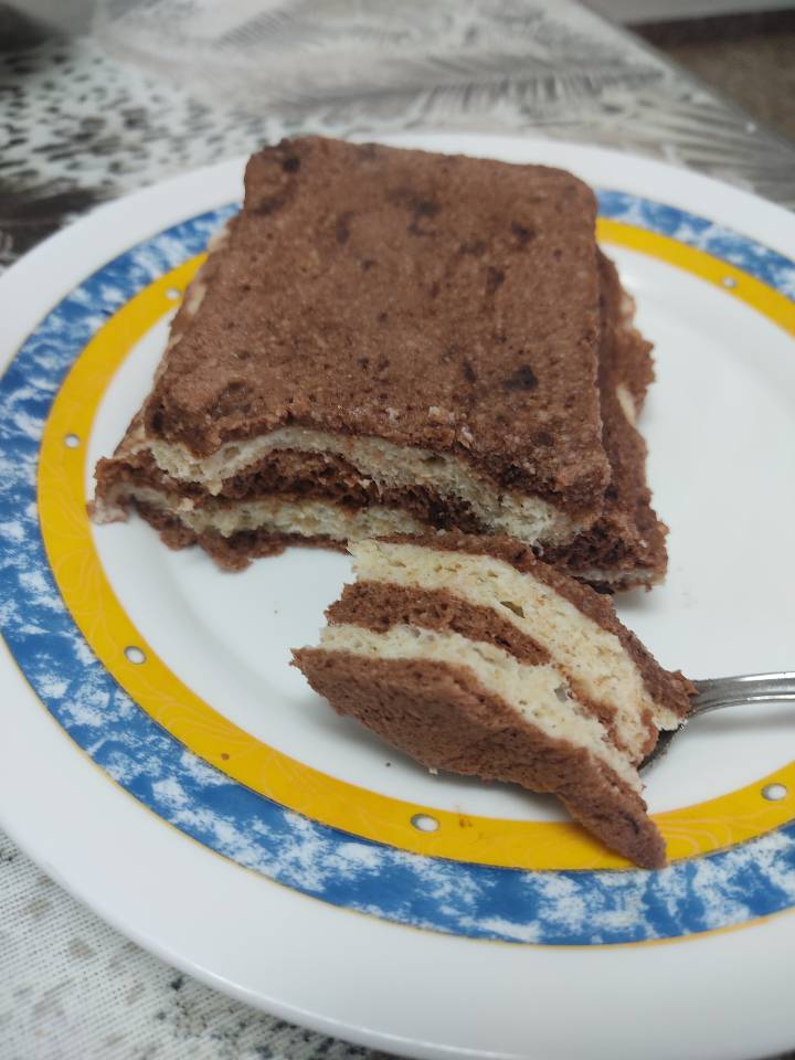 Bizcocho dúo de claras