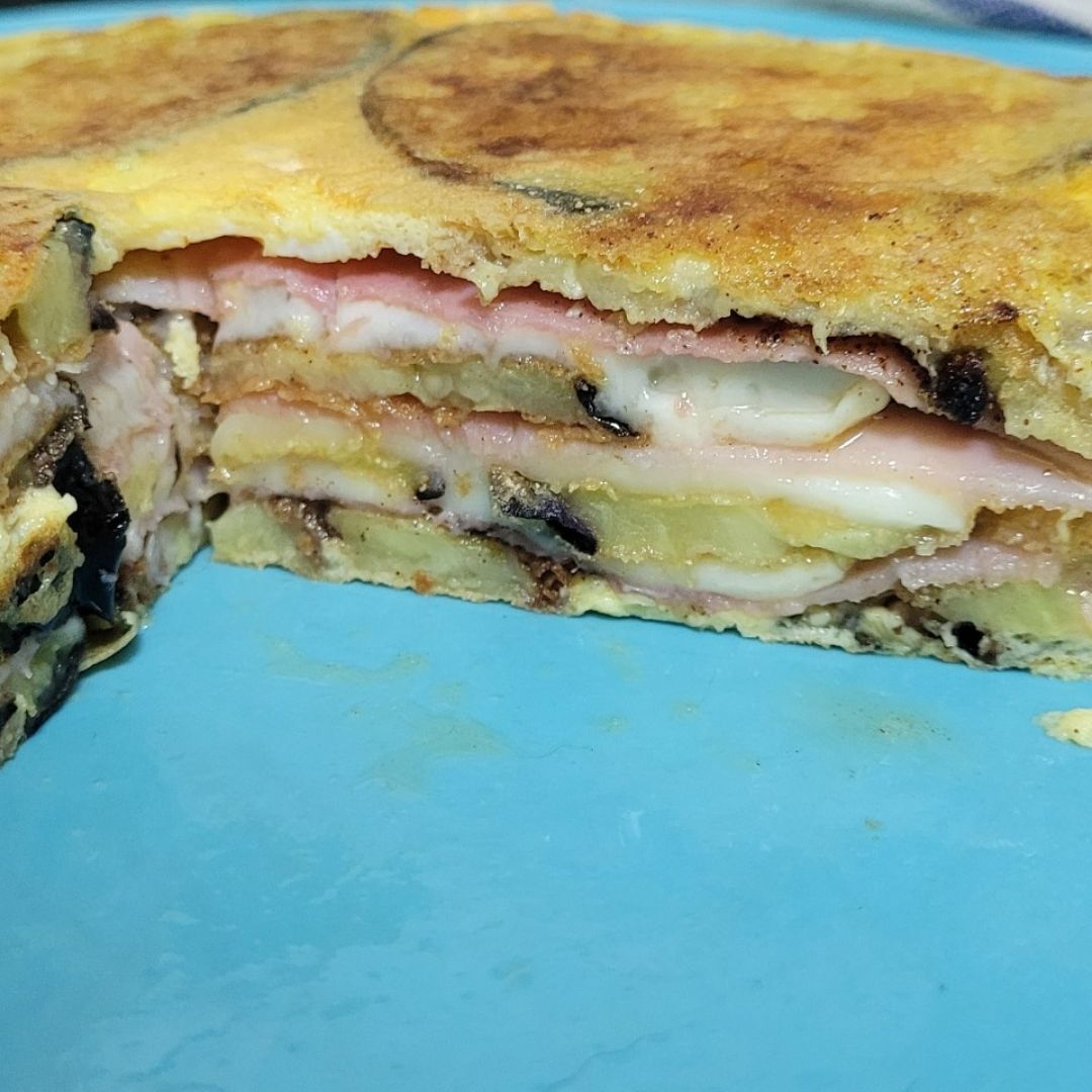Tortilla de berenjenas Tortilla de berenjenas