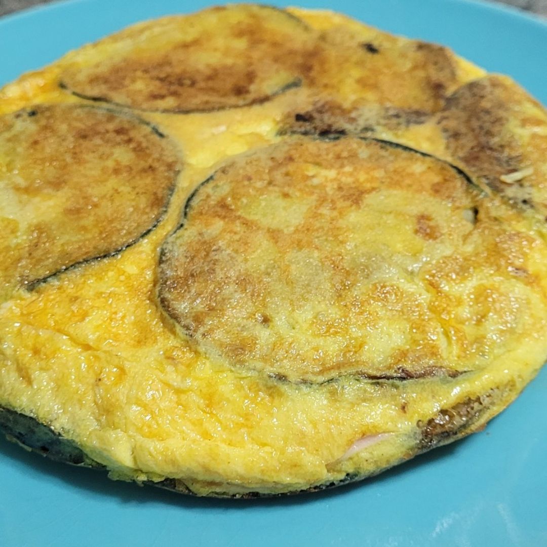 Tortilla de berenjenas Paso 4 Tortilla de berenjenas Paso 4