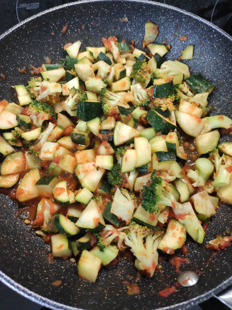 Pasta de lentejas con verduras Paso 1 Pasta de lentejas con verduras Paso 1