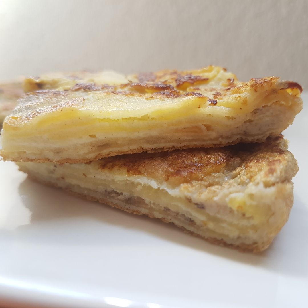 TORTILLA DULCE DE MANZANA