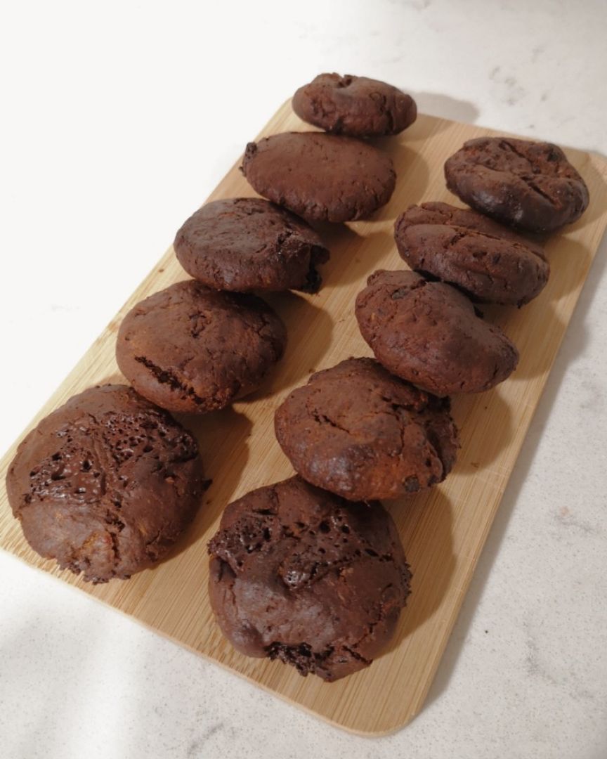 Galletas de tahini y chocolate Galletas de tahini y chocolate