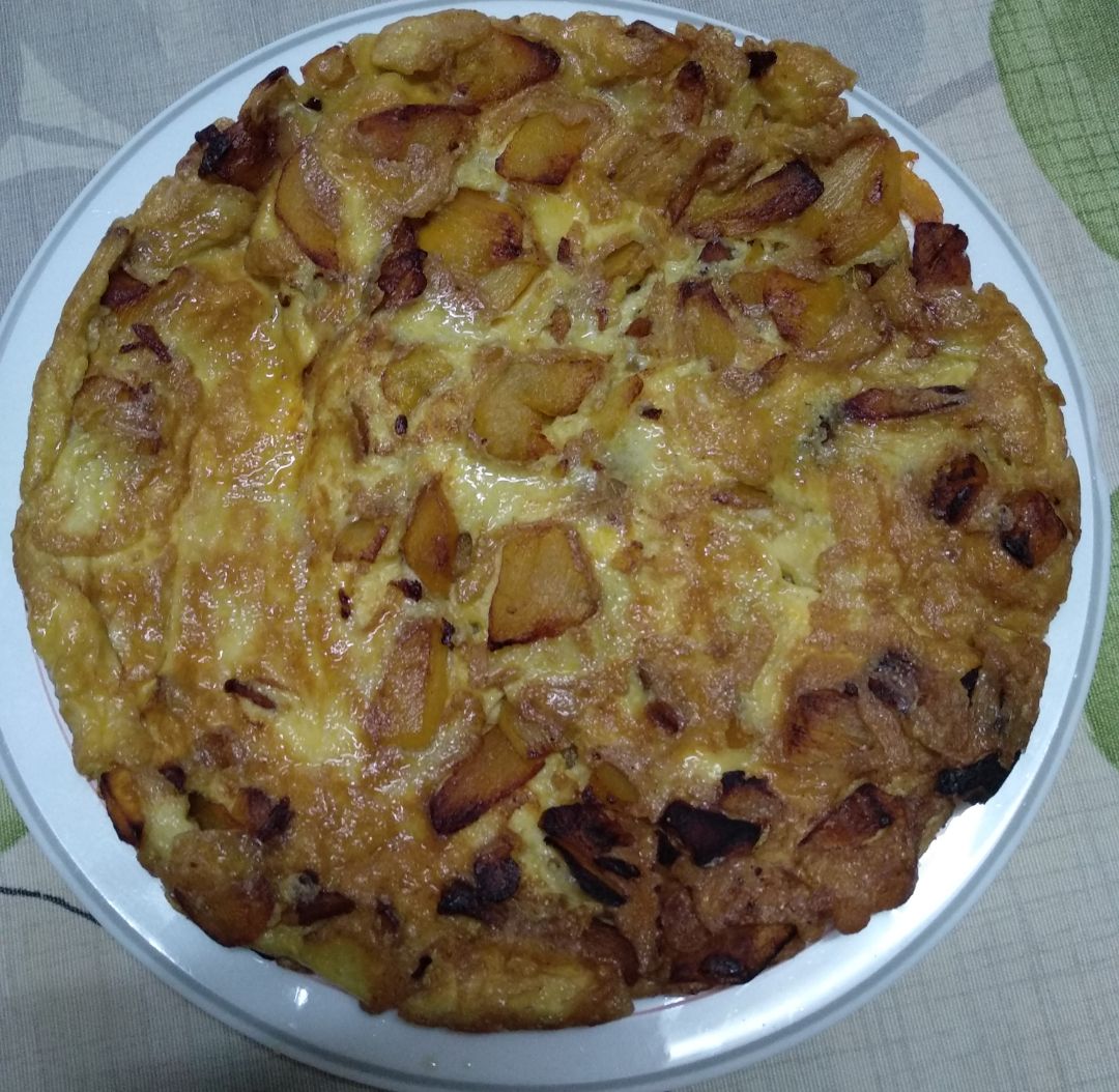 Tortilla de caqui Tortilla de caqui