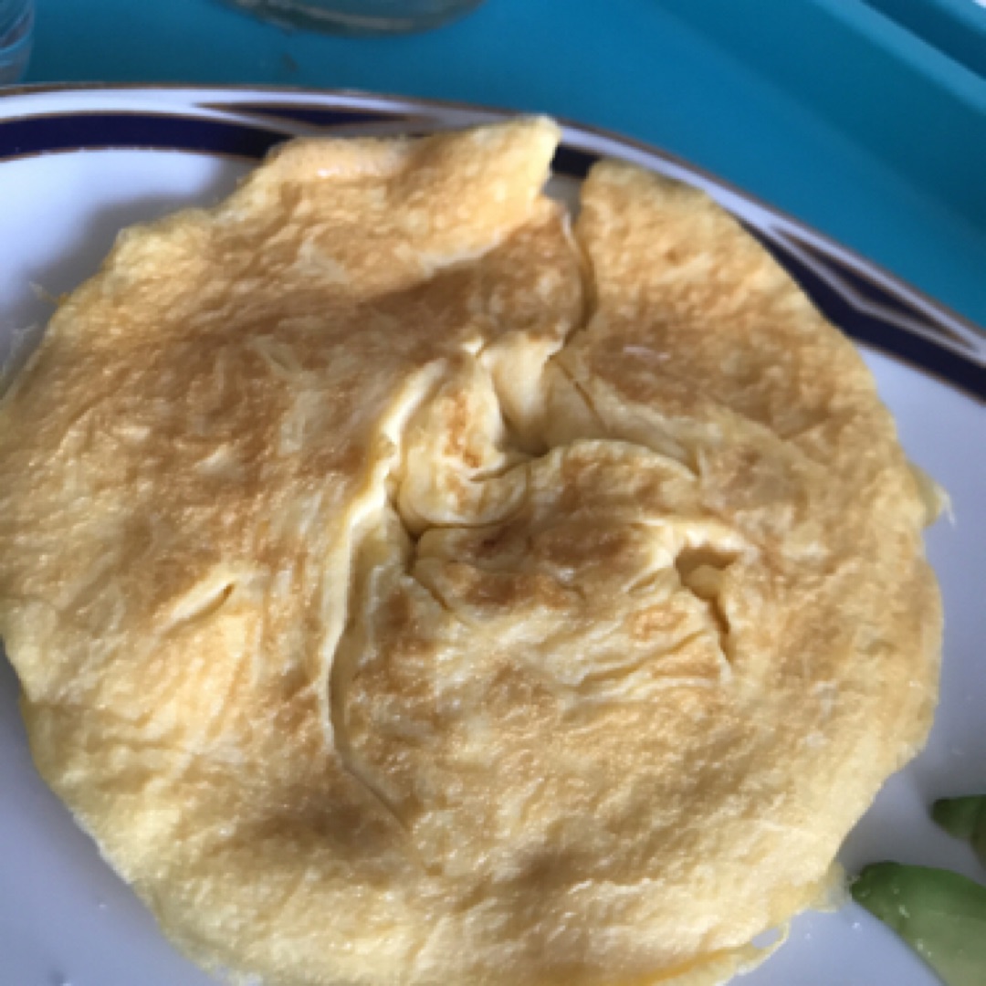 Tortilla de huevo y claras