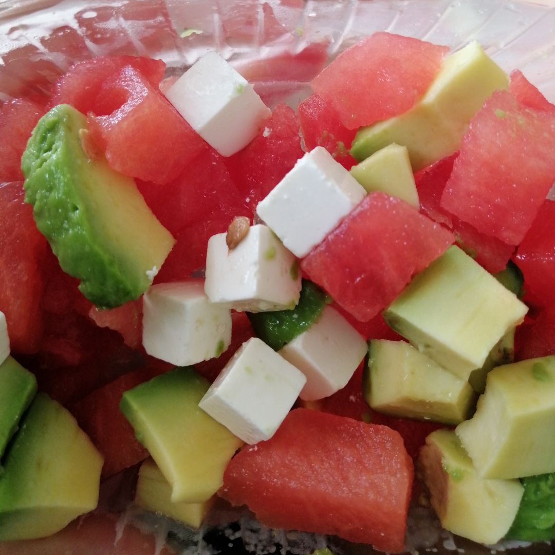 Ensalada de sandia Ensalada de sandia