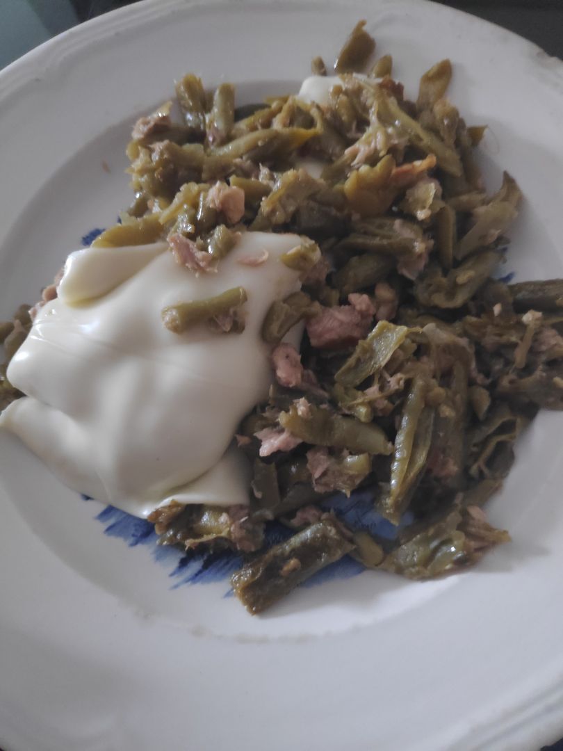 Habichuelas verdes con quesito 🥬 Habichuelas verdes con quesito 🥬