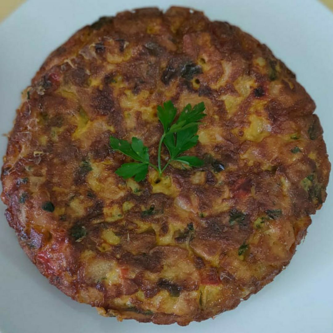 Tortilla canaria🤤 Paso 7 Tortilla canaria🤤 Paso 7