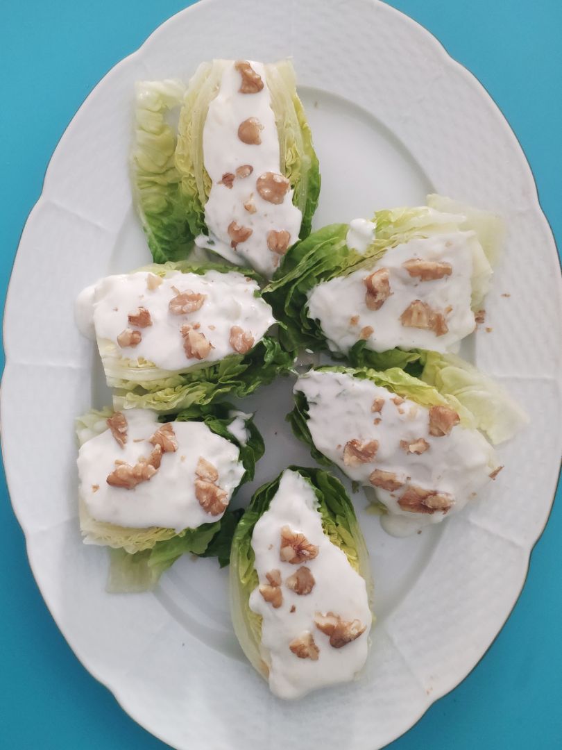 Cogollos con salsa de queso 🧀 Cogollos con salsa de queso 🧀