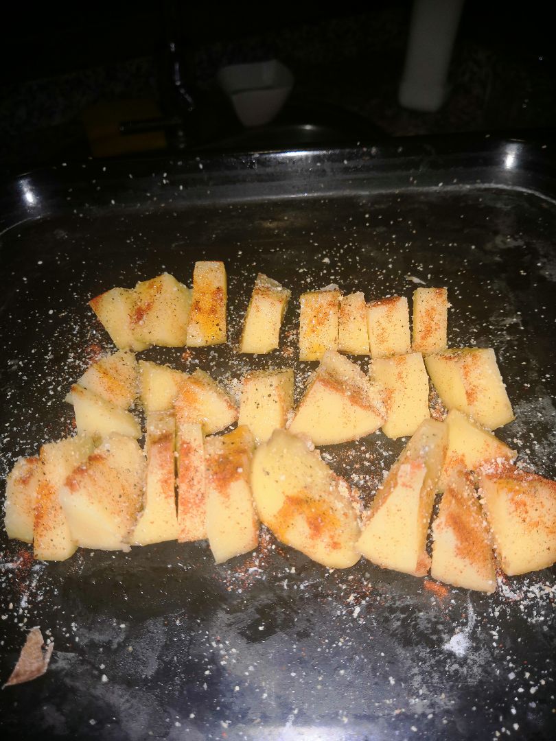 Patatas deluxe parmesanas al horno