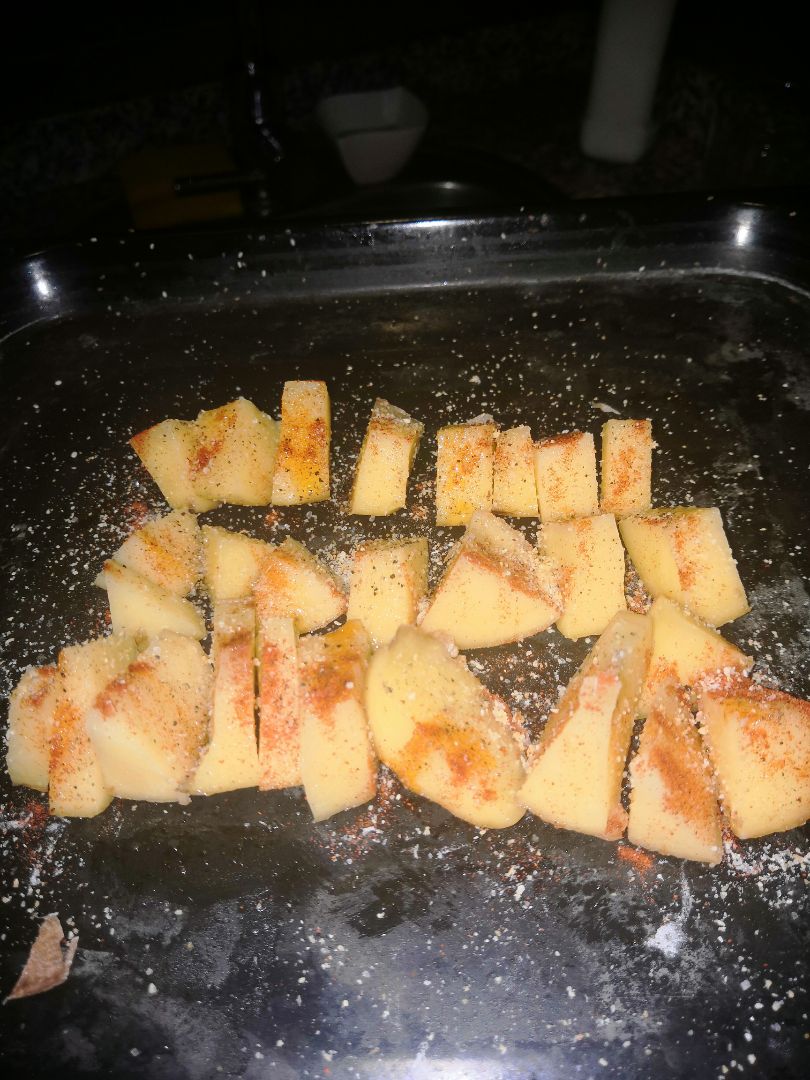 Patatas deluxe parmesanas al horno Patatas deluxe parmesanas al horno