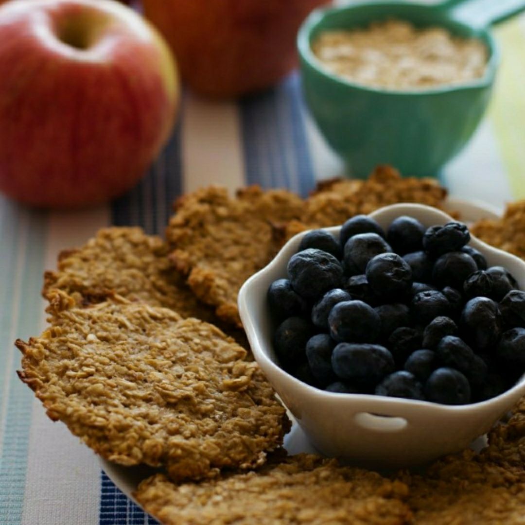 Galletas avena y compota de manzana Galletas avena y compota de manzana