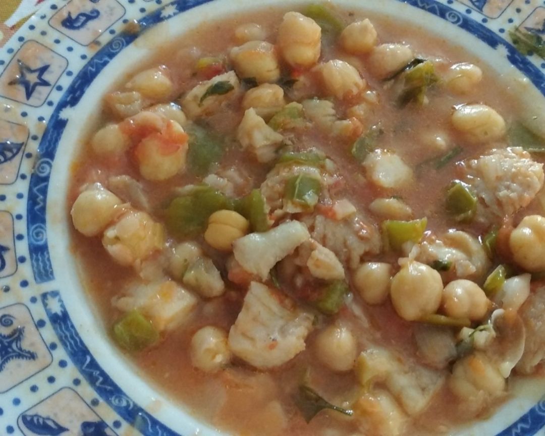 Garbanzos con bacalao Garbanzos con bacalao