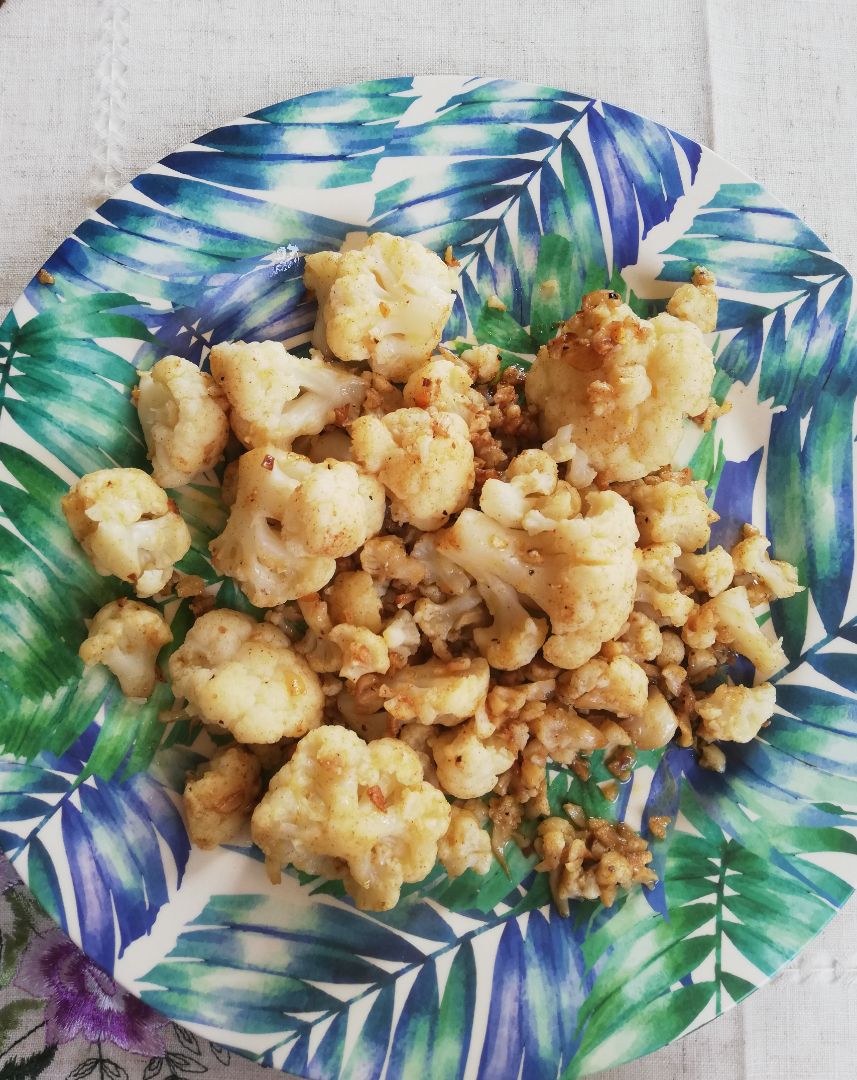 Coliflor con Ajos Coliflor con Ajos