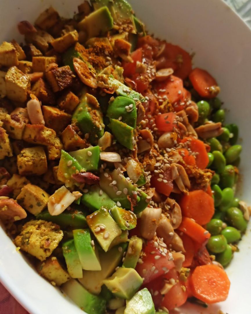 Poke quinoa tofu Poke quinoa tofu