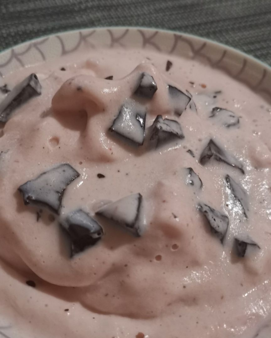 Helado de Fresa y Banana 🍌🍓🍧😍 Paso 4 Helado de Fresa y Banana 🍌🍓🍧😍 Paso 4