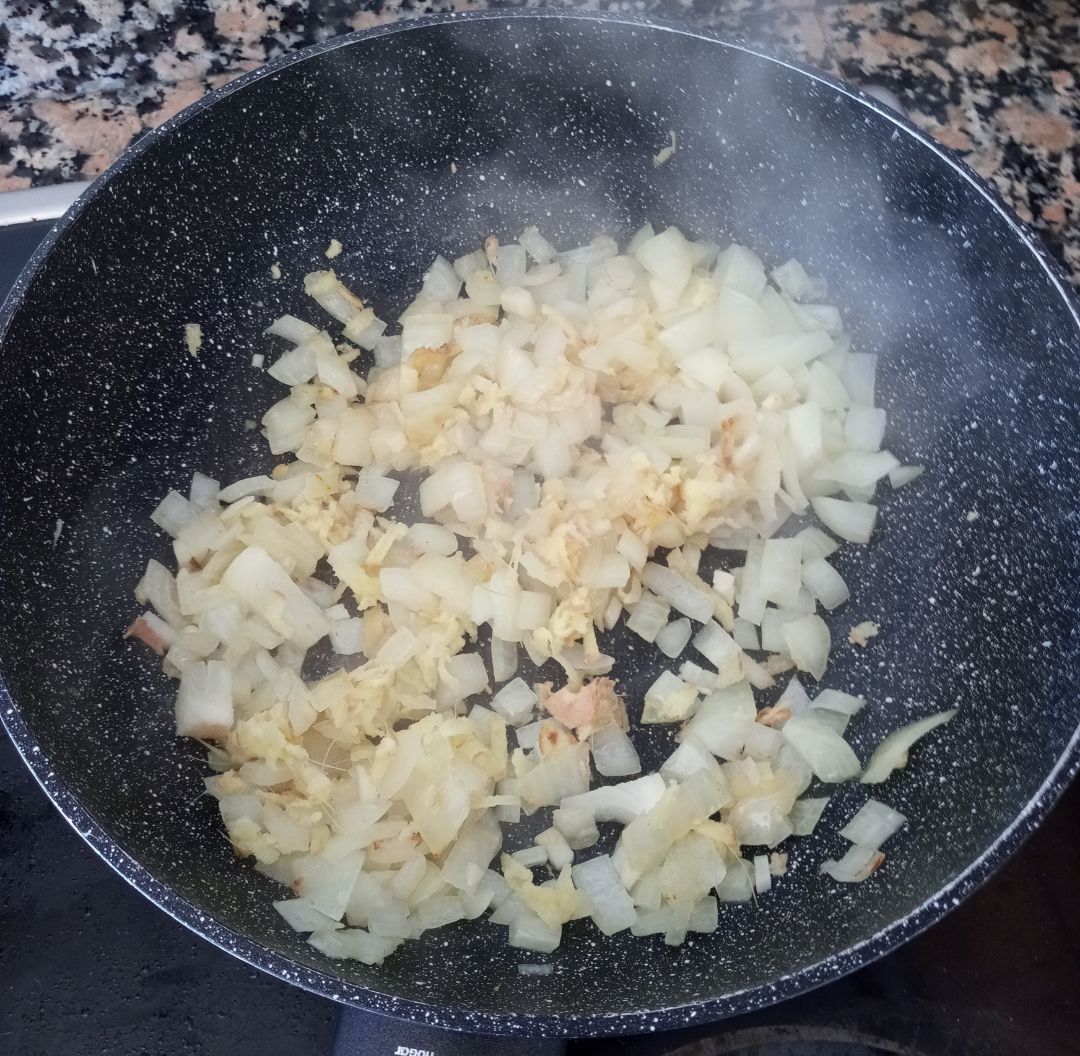 Garbanzos al curry Paso 1 Garbanzos al curry Paso 1