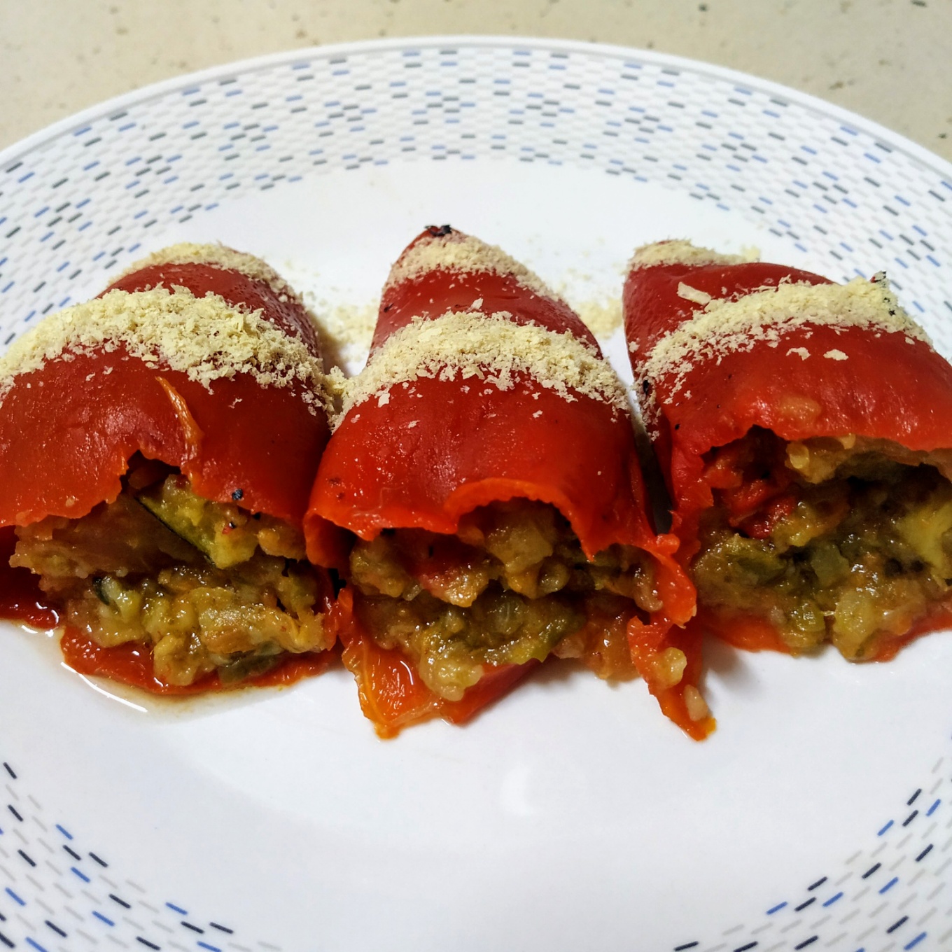 PIMIENTOS RELLENOS DE VERDURA