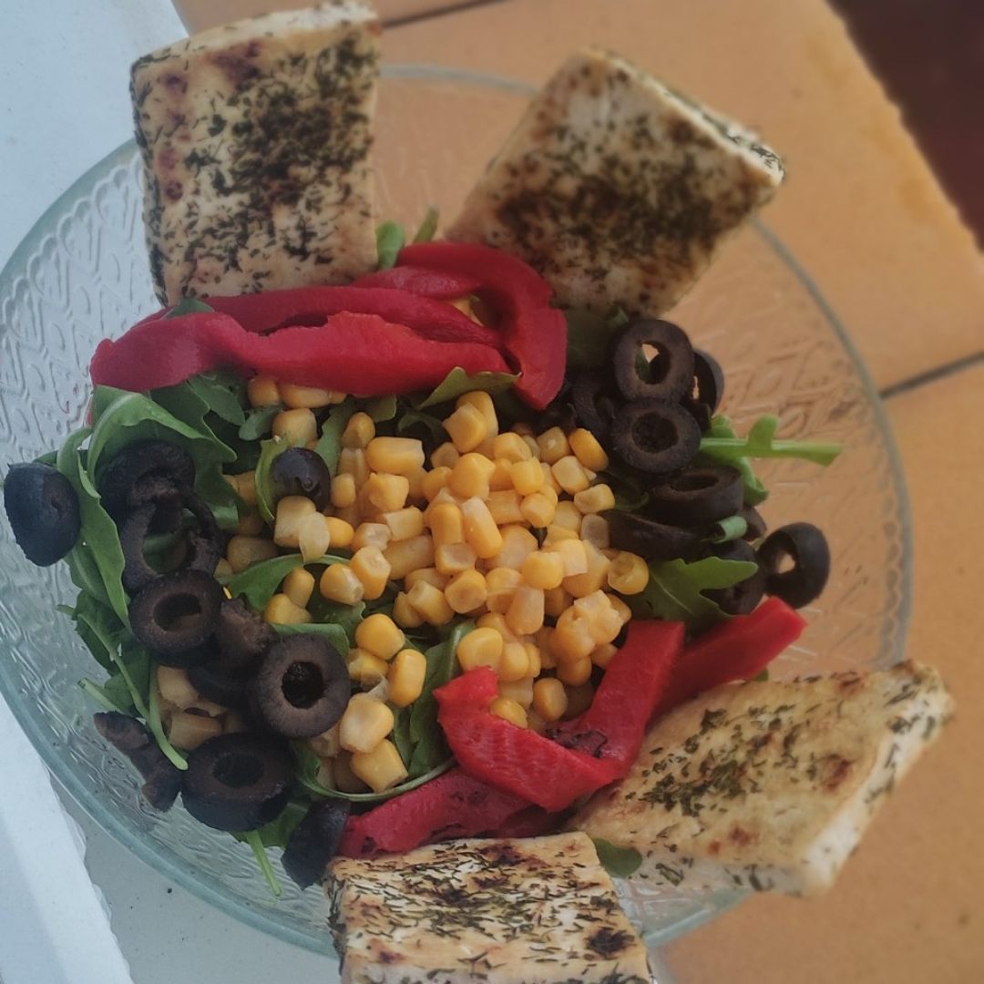 Ensalada con tofu Ensalada con tofu