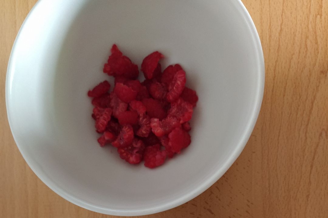 Porridge de Avena con fruta y frutos secos.Step 0