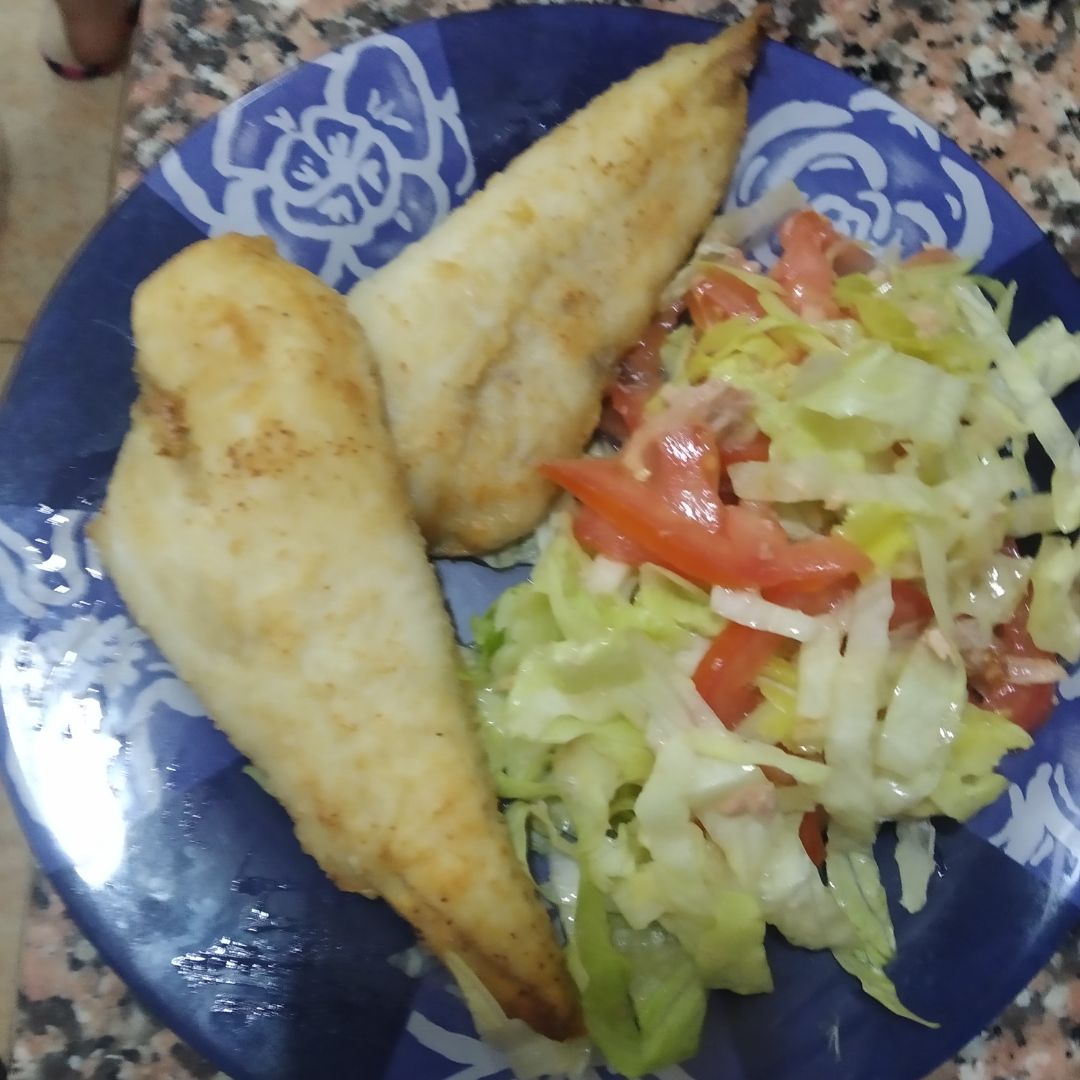 Ensalada y merluza 🤤 Ensalada y merluza 🤤