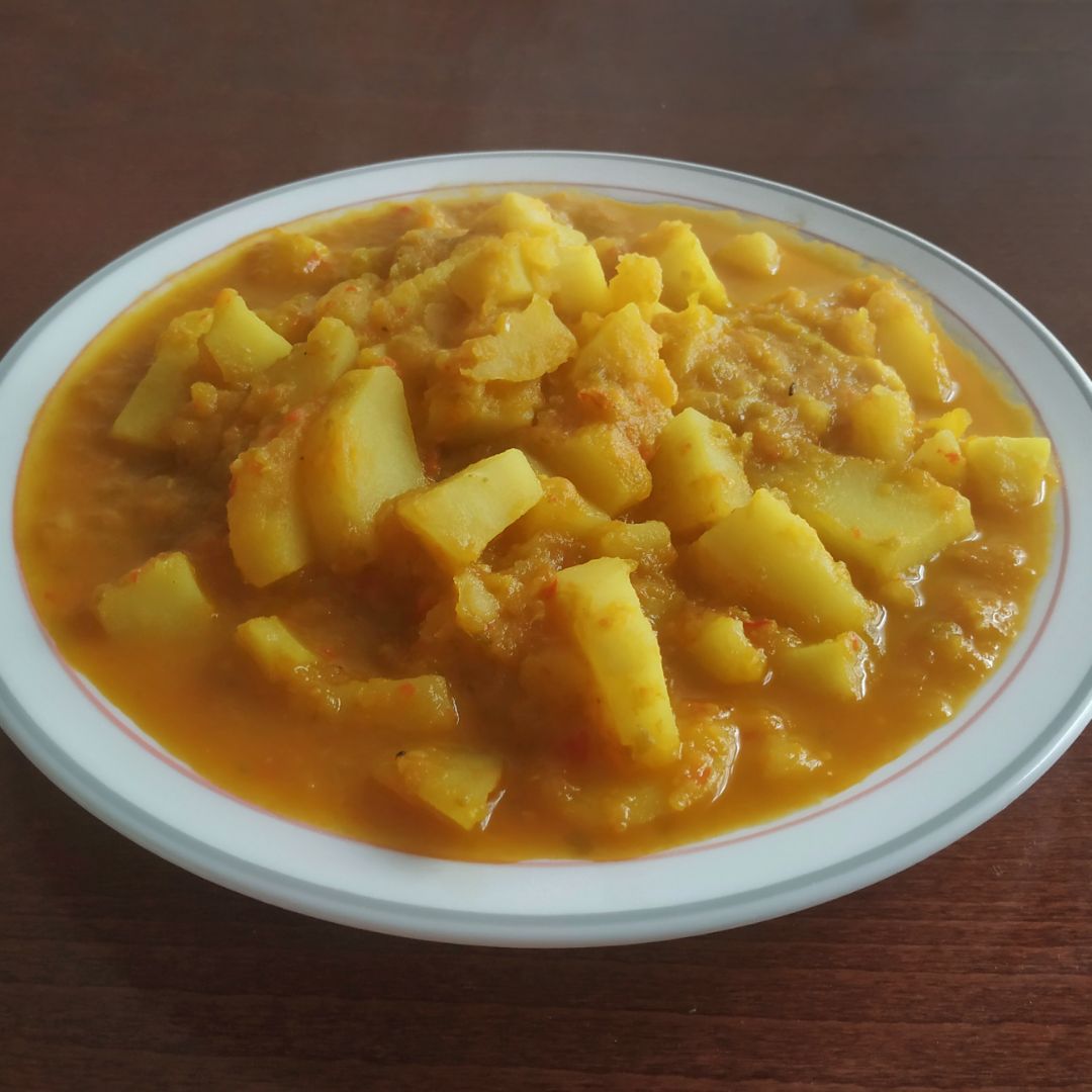 Patatas con verduras Patatas con verduras