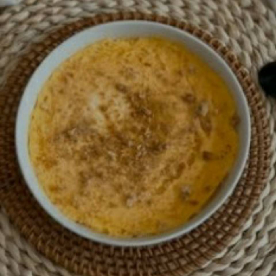 Tarta de queso y calabaza con cottage Tarta de queso y calabaza con cottage