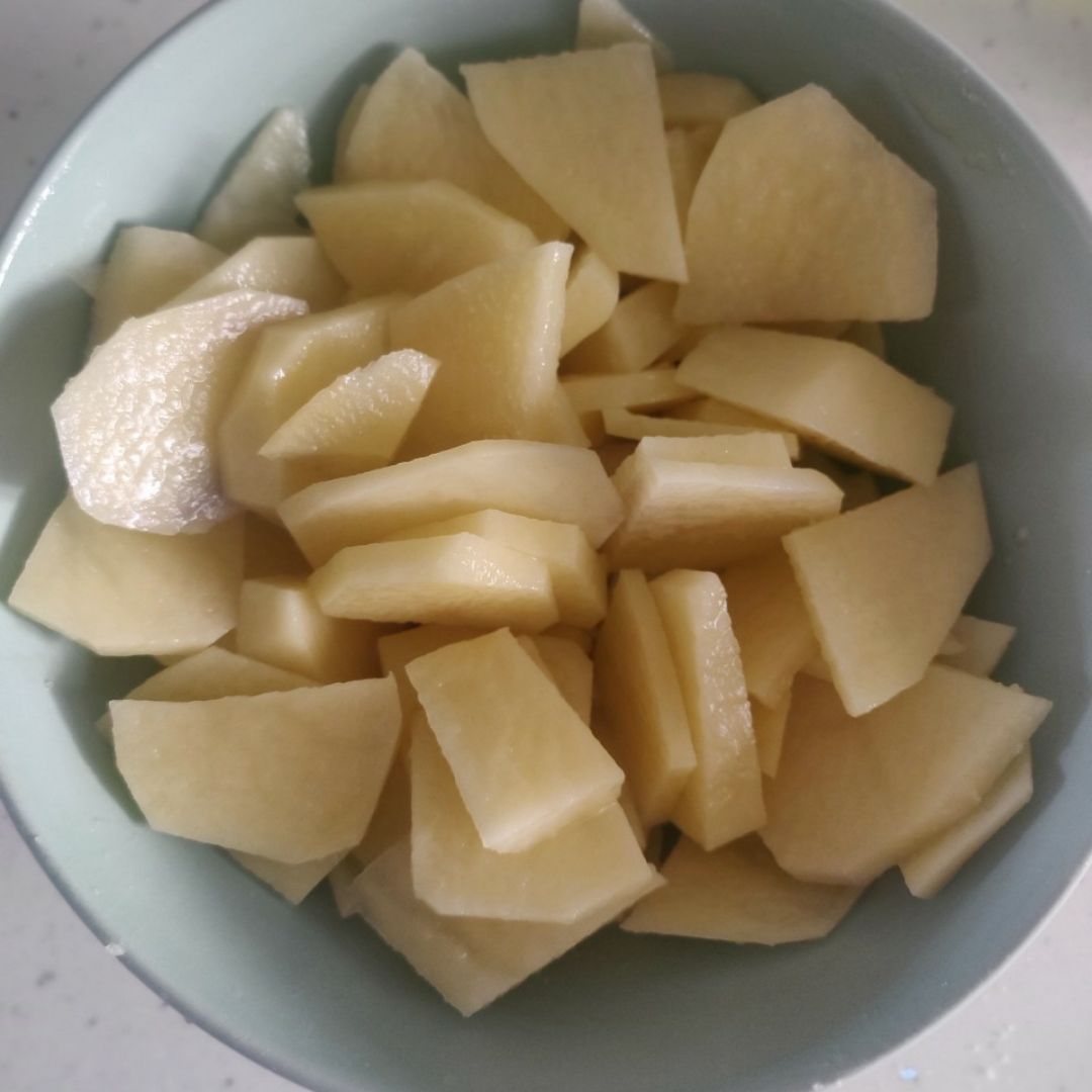Tortilla  de calabacín, patatas y espinacas, al microondasStep 0