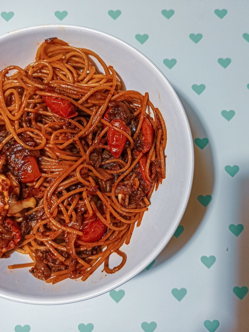 Espaguetis 🦐🍅 Espaguetis 🦐🍅