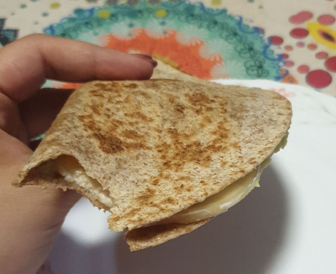 Tortita de guacamole y queso de cabra Step 0