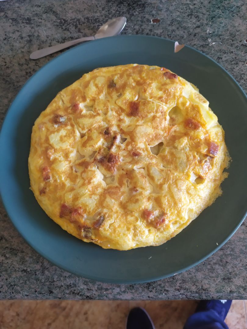 Tortilla de patatas (lekué) Tortilla de patatas (lekué)
