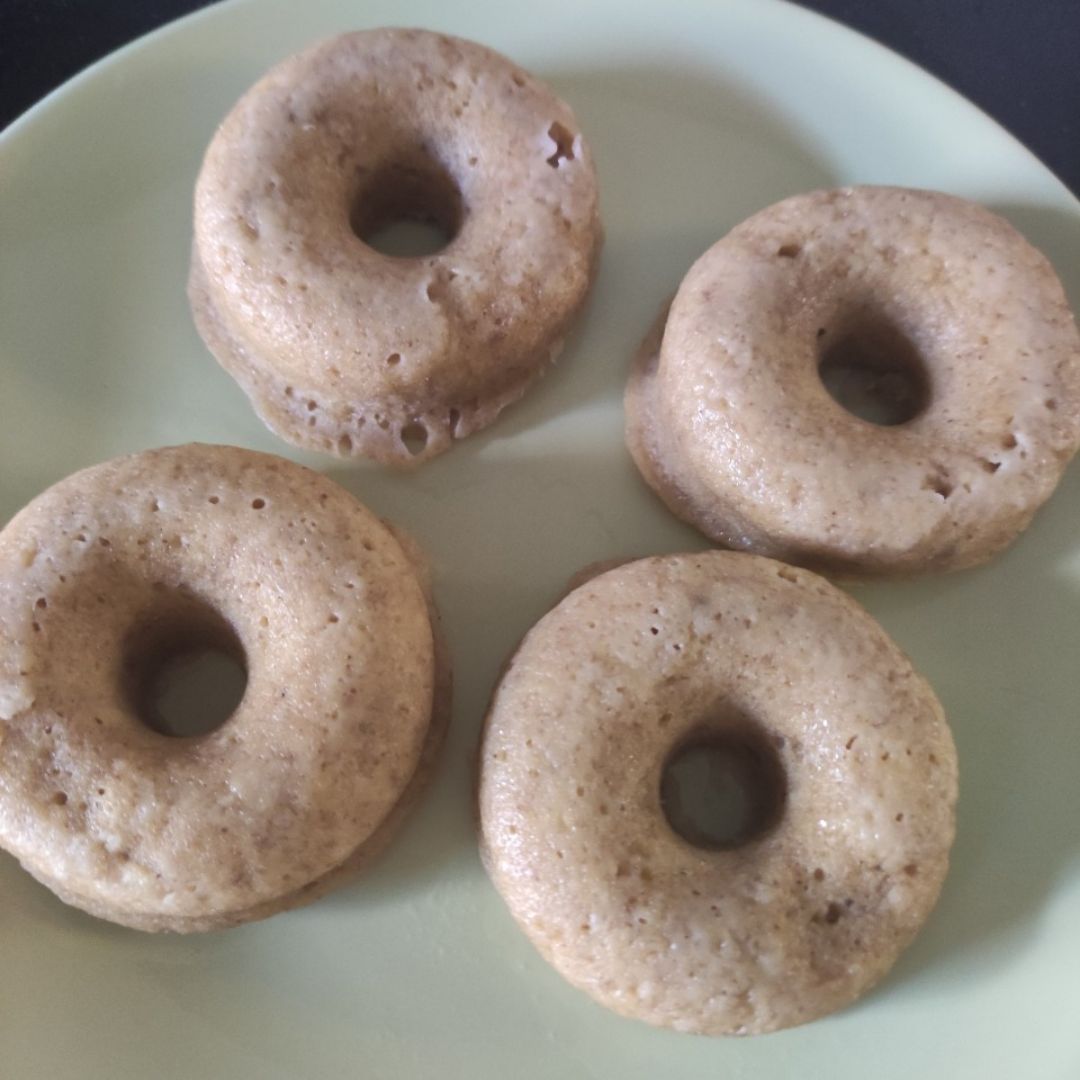 Donuts de plátano al microondas 