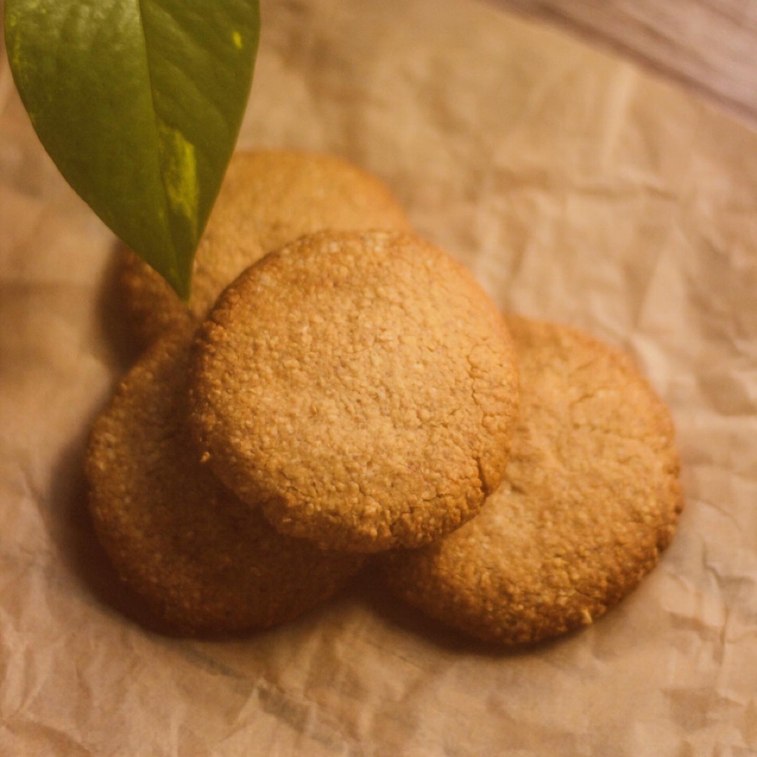 Galletas de tahini sin glutenStep 0