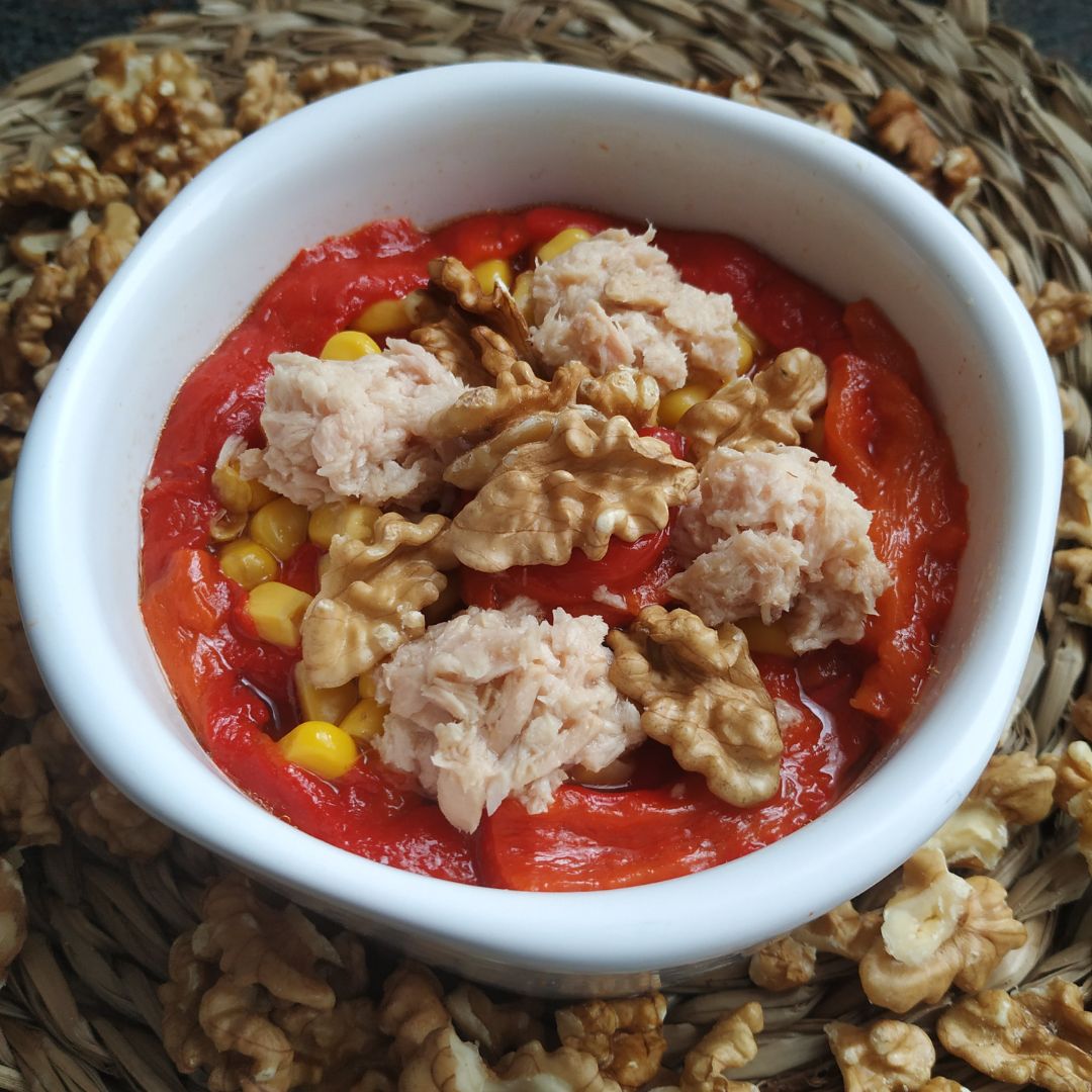 Ensalada de pimientos rojos Ensalada de pimientos rojos