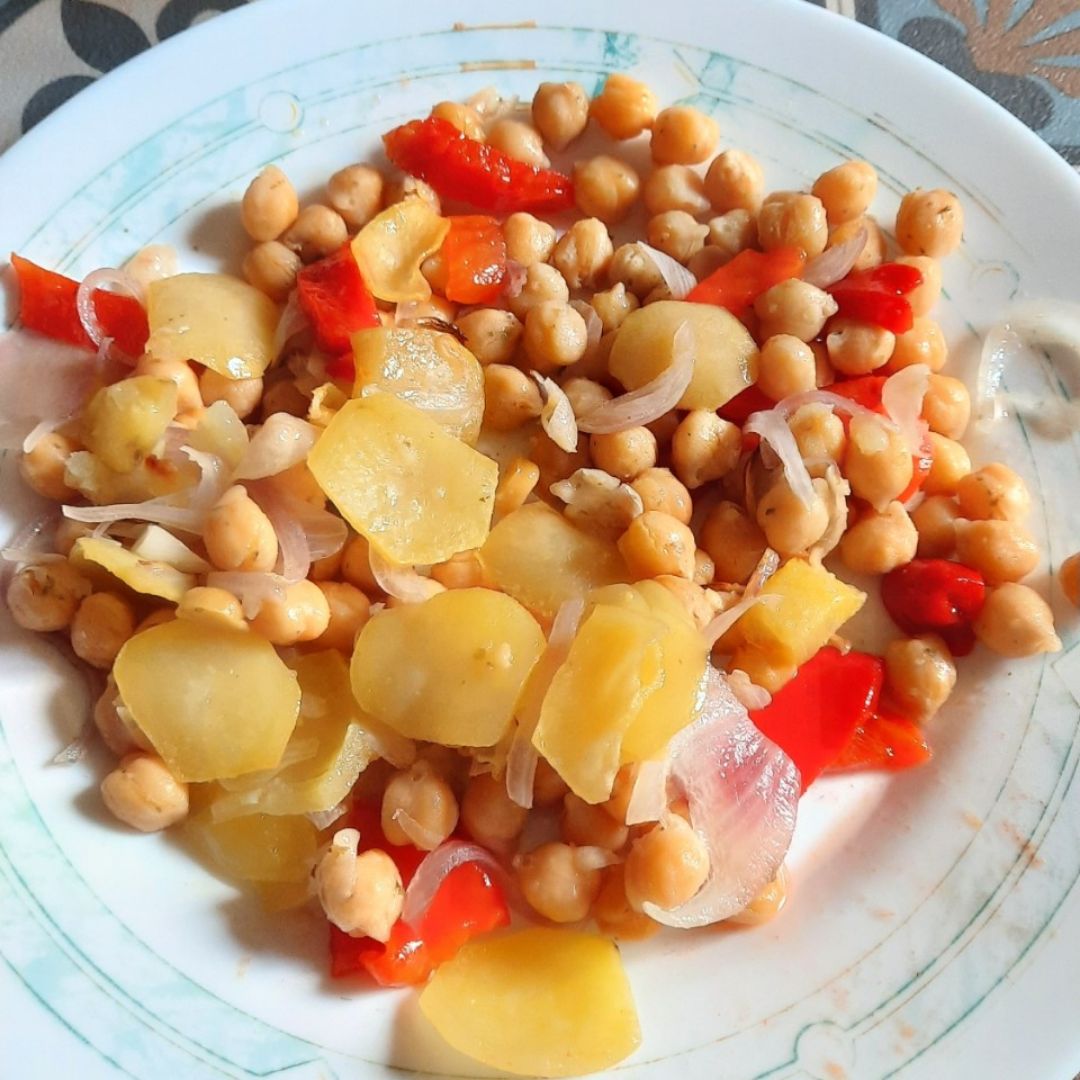 Legumbres con verdura al horno