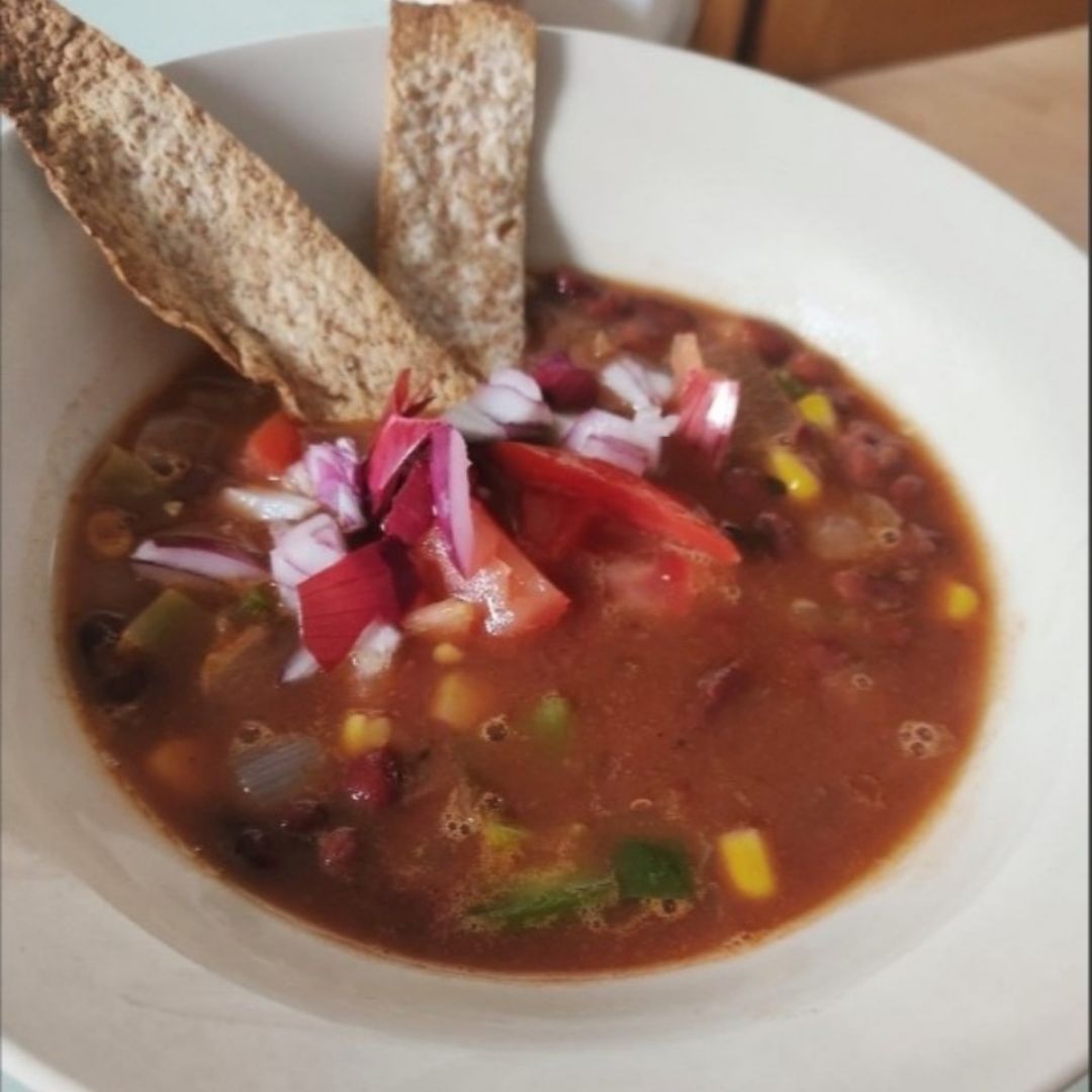 Sopa Mexicana Vegana Sopa Mexicana Vegana