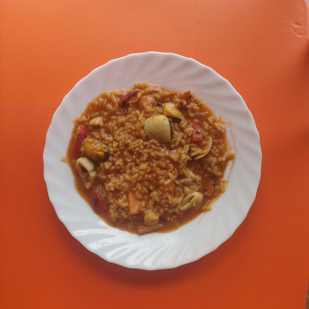 Arroz meloso con marisco Arroz meloso con marisco