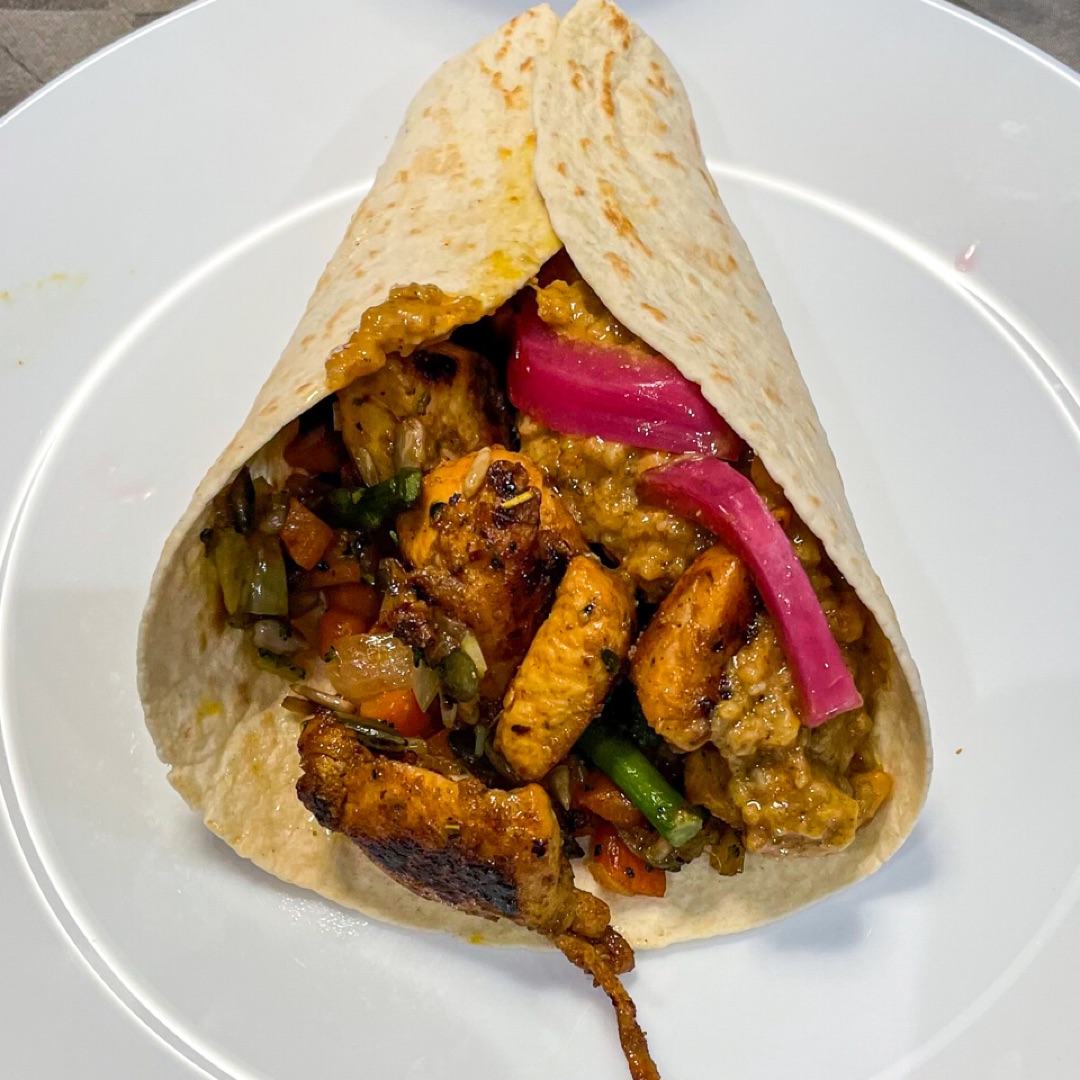 Fajita estilo satay