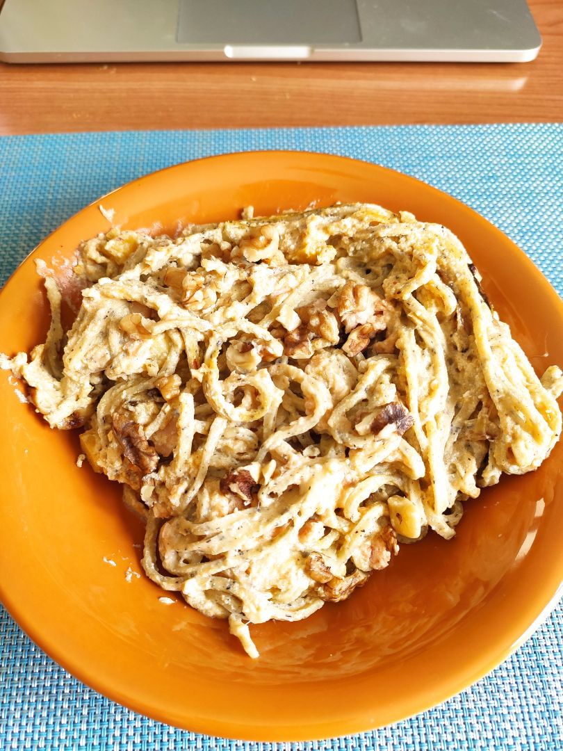 Pasta con salsa de calabaza express 🍝 Pasta con salsa de calabaza express 🍝