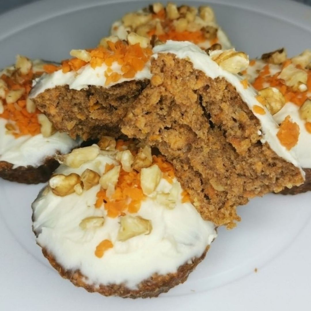 Muffins de carrot cake 