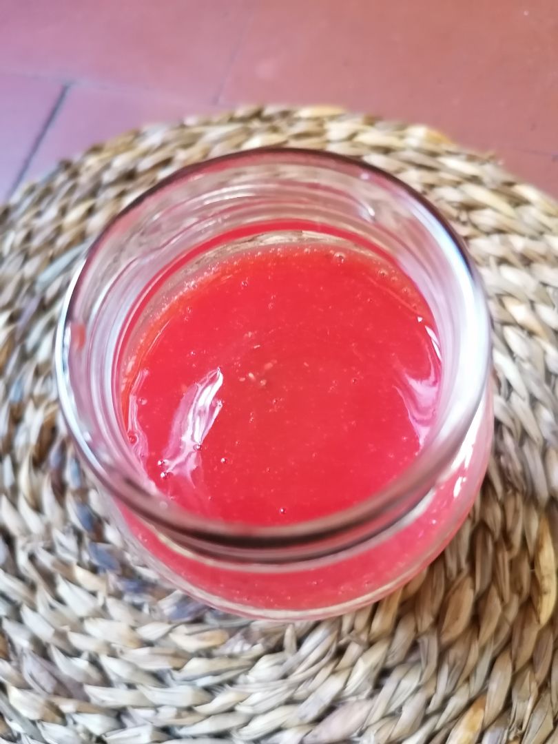 Mermelada de fresas y chía Paso 2 Mermelada de fresas y chía Paso 2
