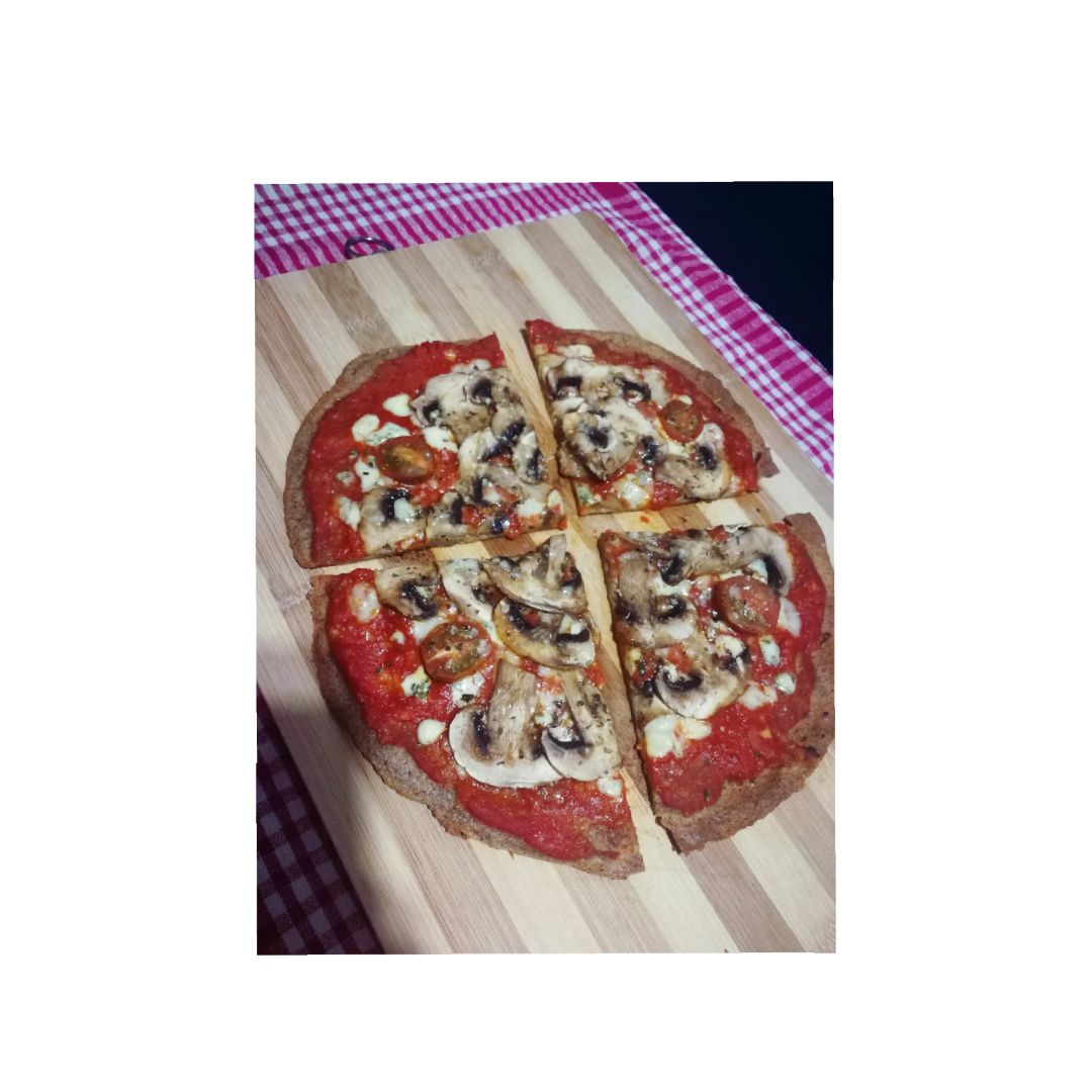 Pizza de quinoa (la mejor que he probado sin duda) Pizza de quinoa (la mejor que he probado sin duda)
