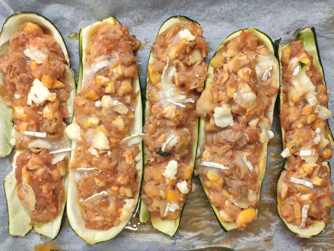 Calabacines rellenos Calabacines rellenos