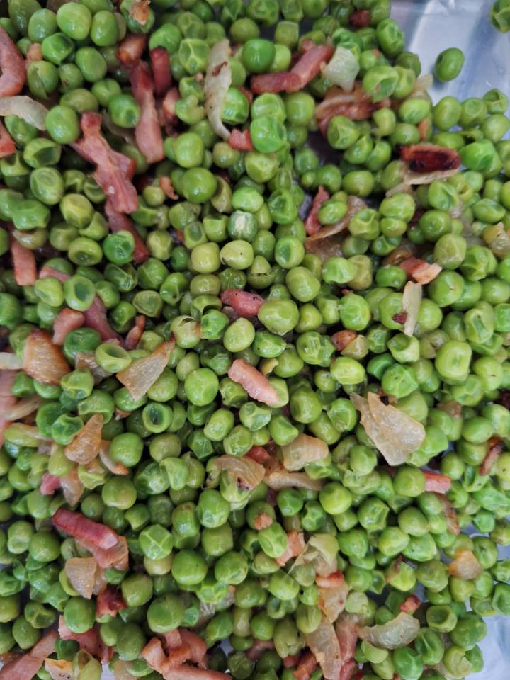 Guisantes con bacon Guisantes con bacon
