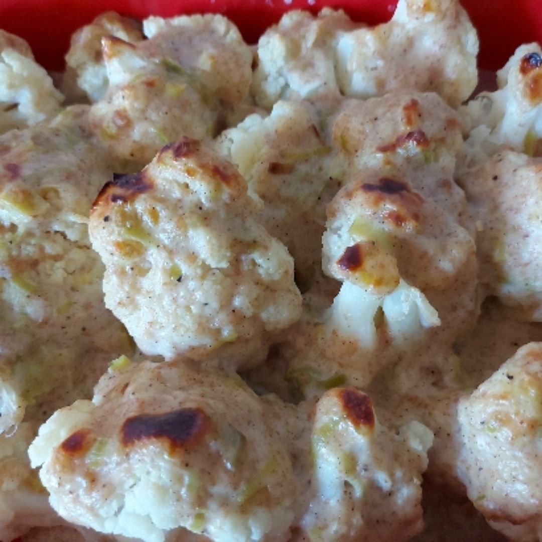 Coliflor con bechamel Coliflor con bechamel