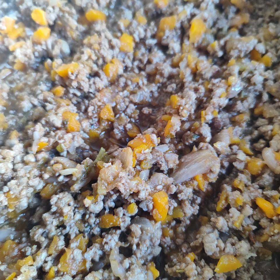 Boloñesa de carne y verduras Boloñesa de carne y verduras