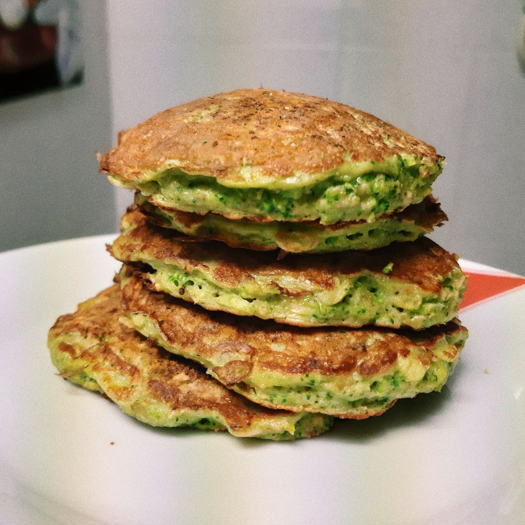 Tortitas de brócoli y avena Tortitas de brócoli y avena